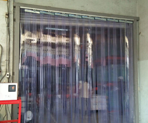 Dofix ม่านริ้วพลาสติกระบบรางเลื่อน PVC STRIP SLIDING DOOR
